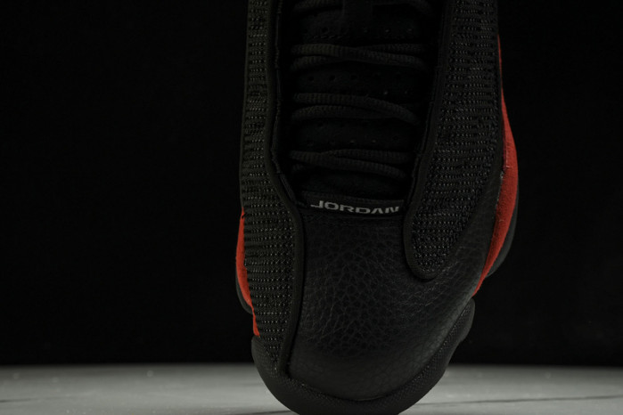 air jordan 13 retro“bred” black/ red mens 414571-004