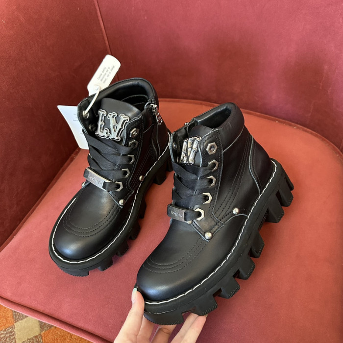 LVT BOOT COPSHOE L&V-388 LEATHER WHITE STITCHING