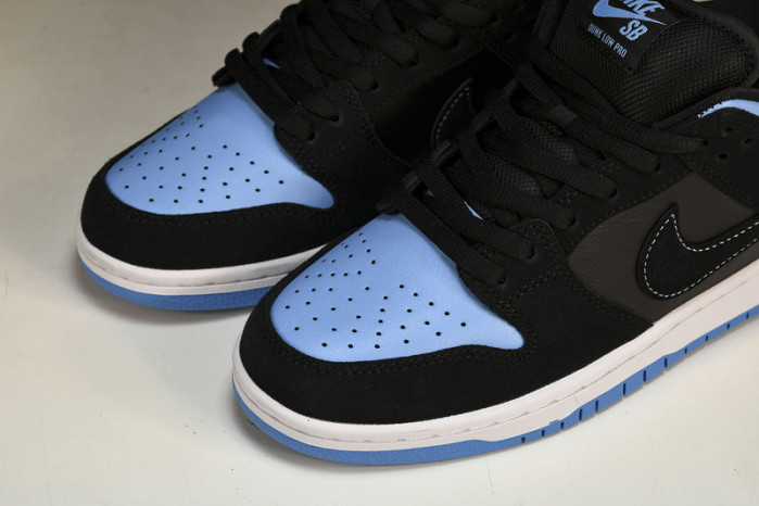 nike sb dunk low black university blue - 304292-048