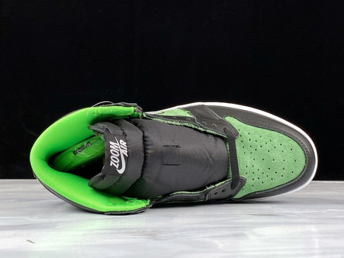 jordan 1 retro high zoom black green - ck6637-002