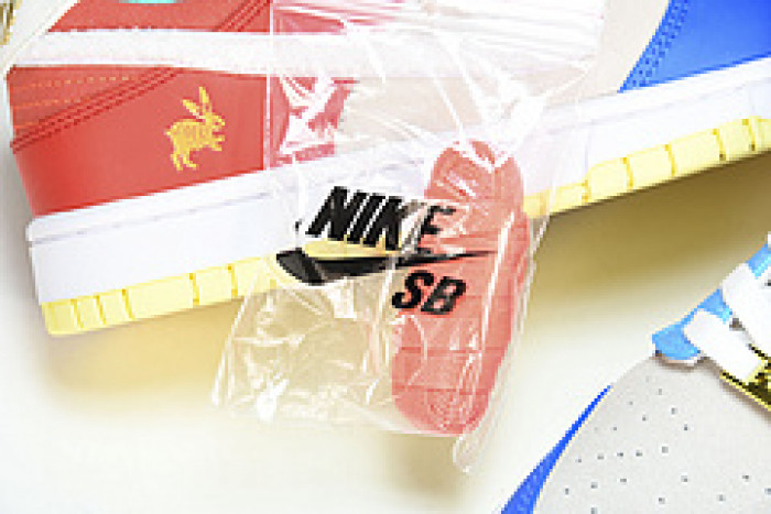 nike dunk low retro prm year of the rabbit blue orange cream shoes fd4203-111