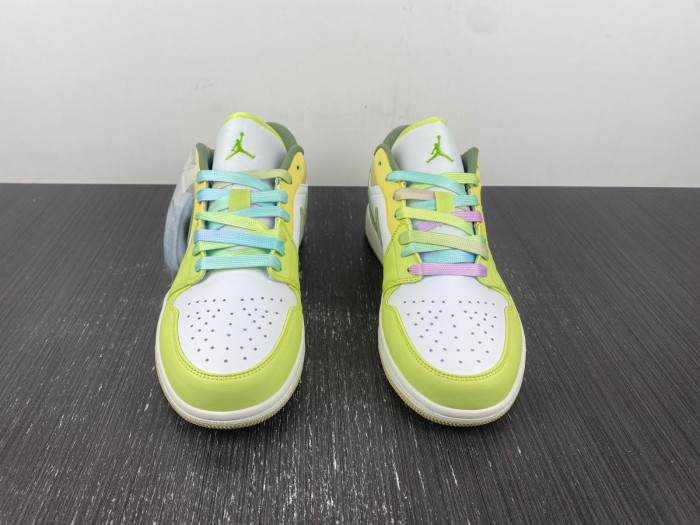 air jordan 1 low light olive pale citron fd9906-131