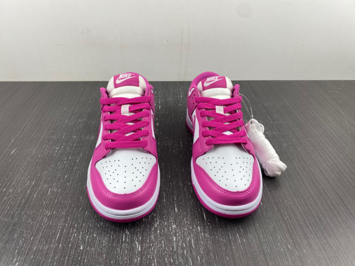nike dunk low active fuchsia (gs) - fj0704-100