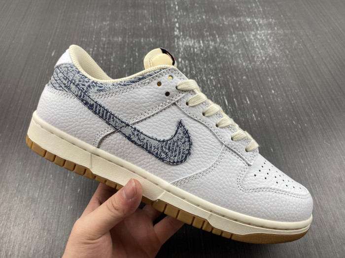 dunk low washed denim fn6881-100