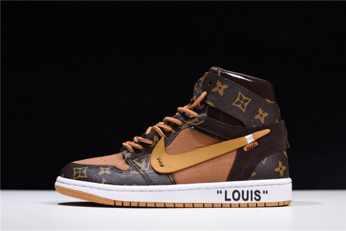 of x air jordan 1 customs mens aq0818-202
