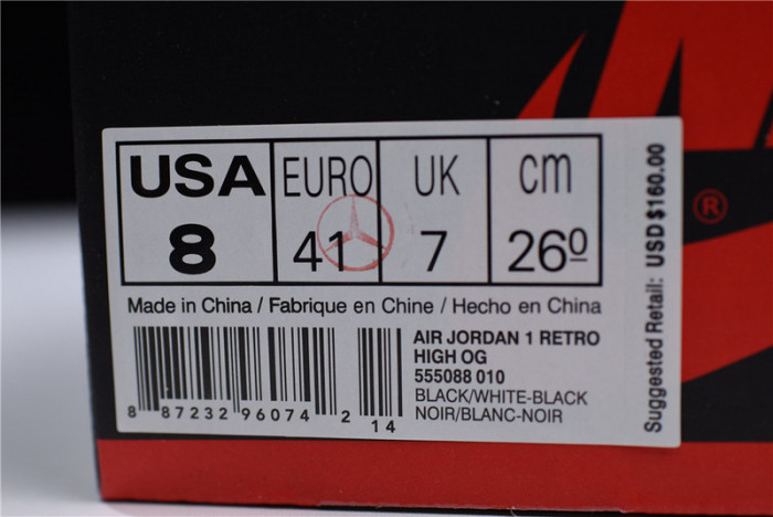 air jordan 1 retro high og - air jordan - 555088-010