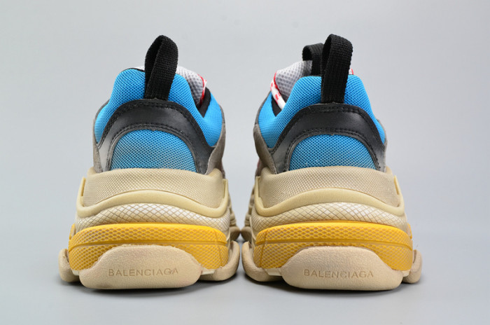 bl triple s trainer red/ blue/ yellof 490673-w06e3-4365