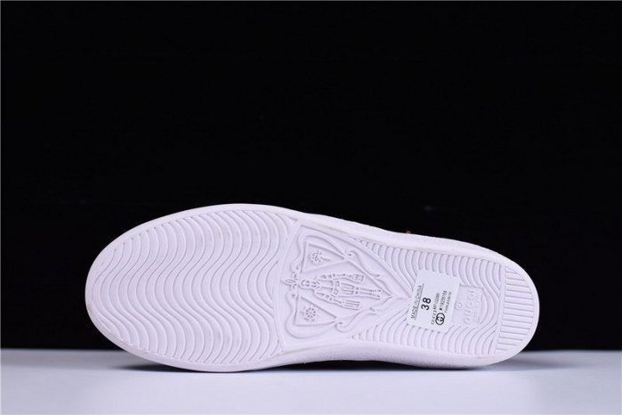 gc ace embroidered low-top sneaker with loved womens 497090 dope0 9095
