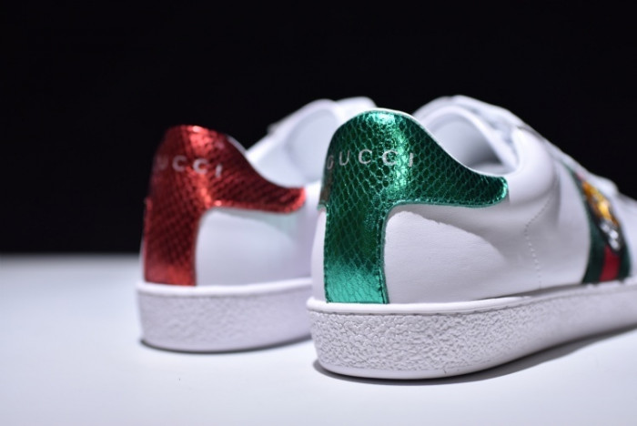 gc ace embroidered low-top sneaker with tiger mens